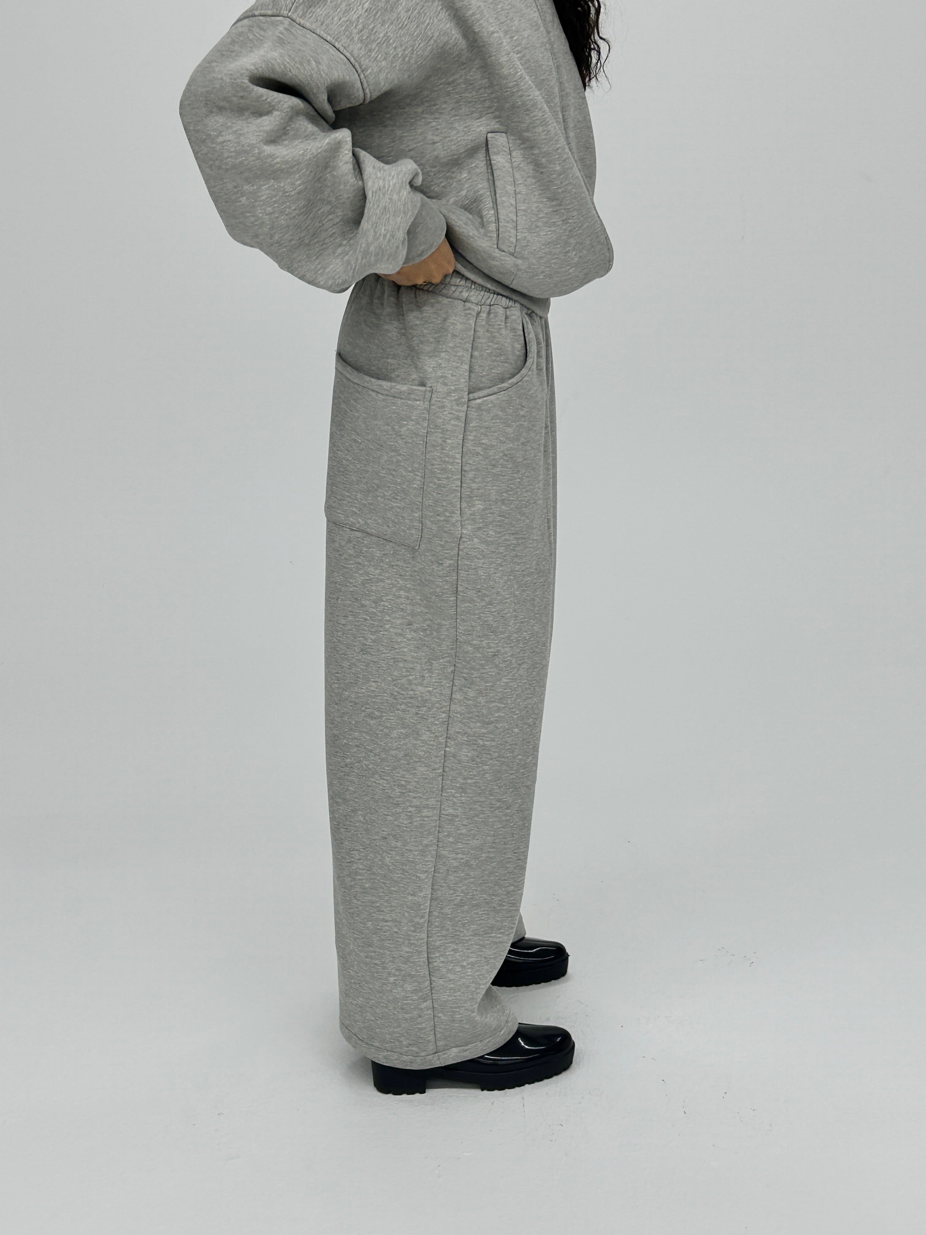 light grey sweatpants