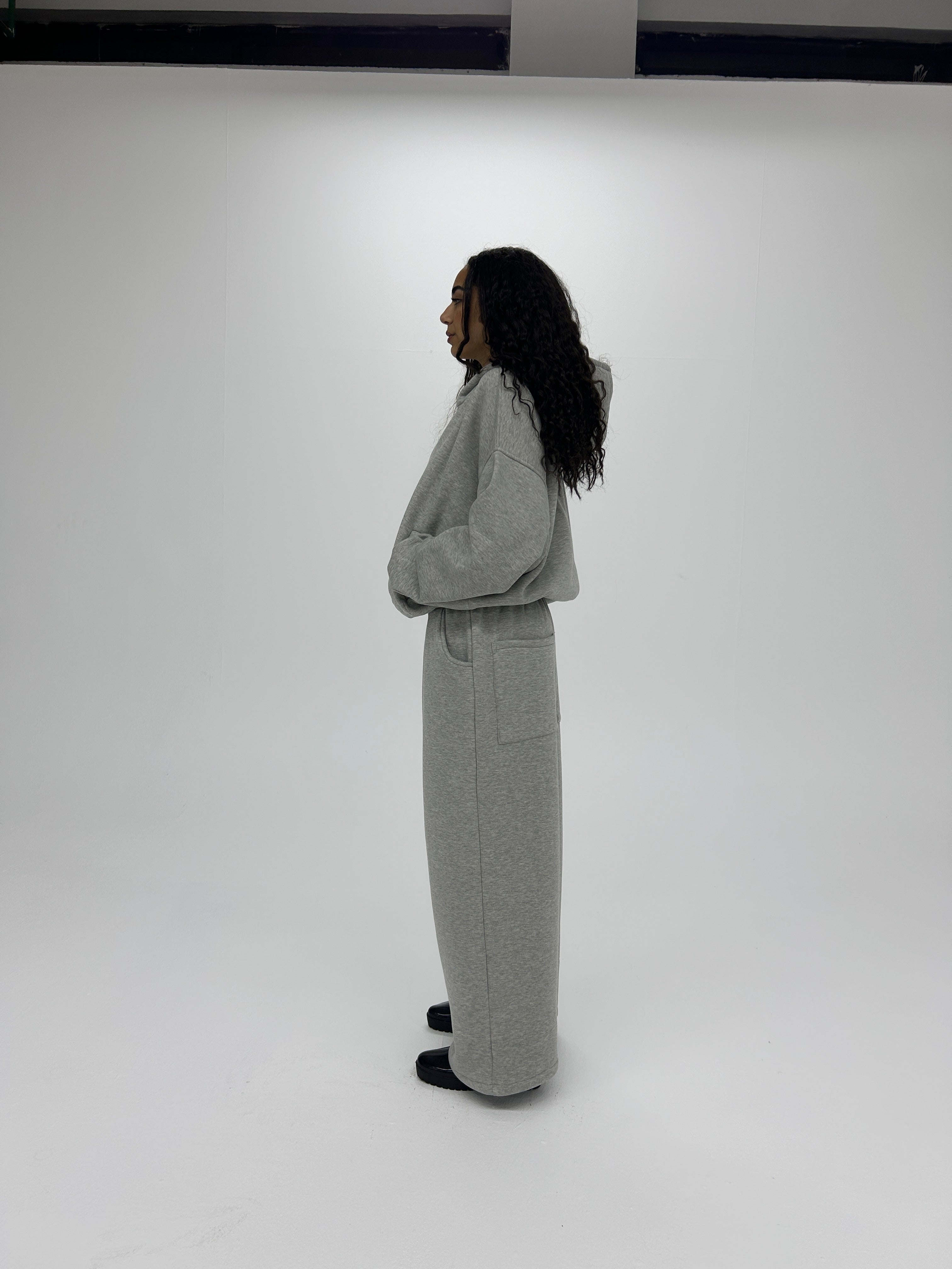 light grey sweatpants