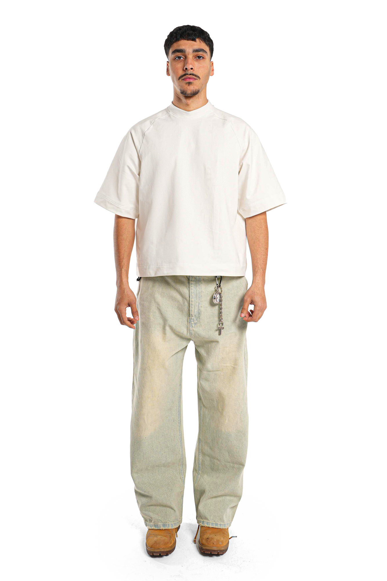 Heavyweight Light-Washed Denim
