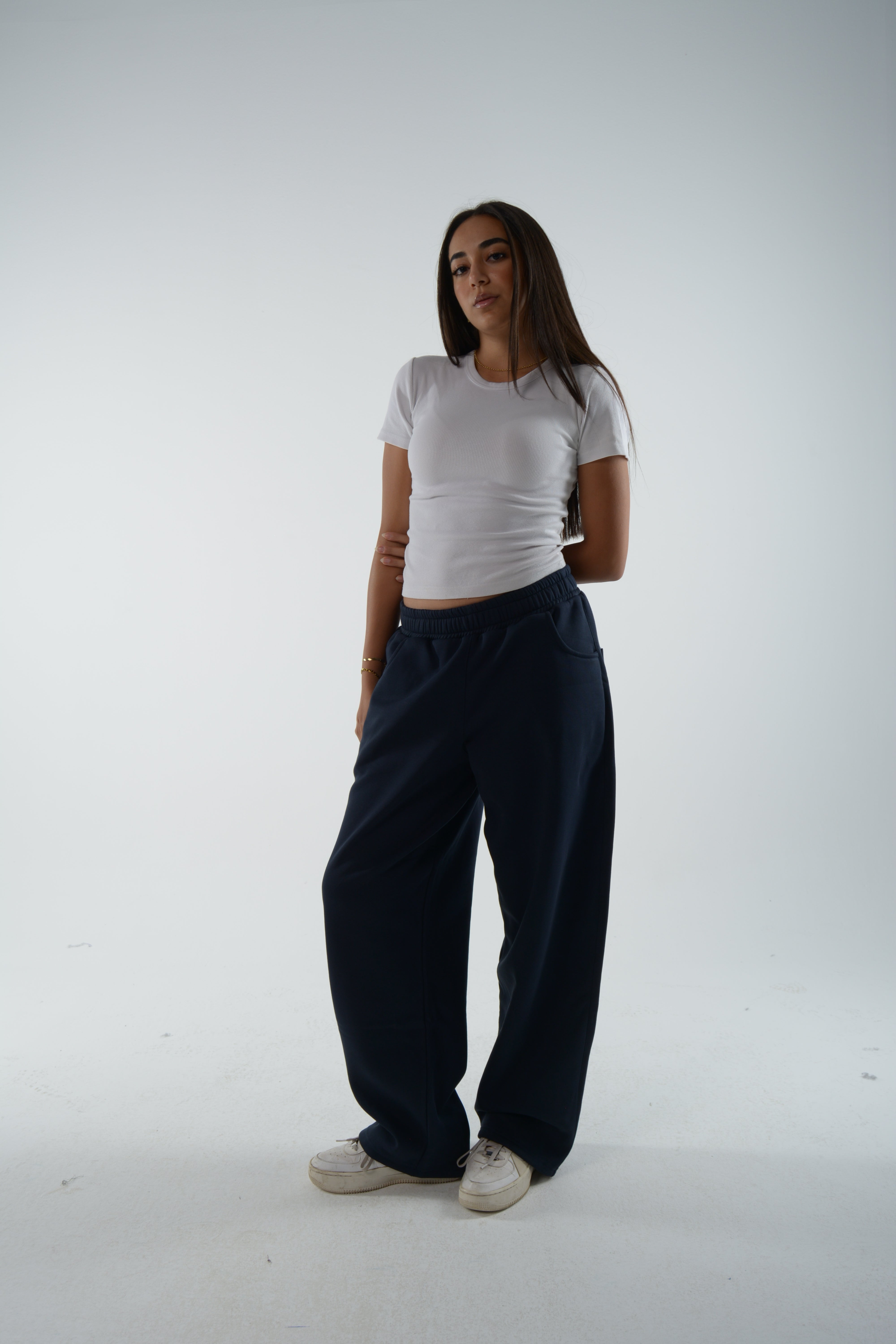 navy sweatpants