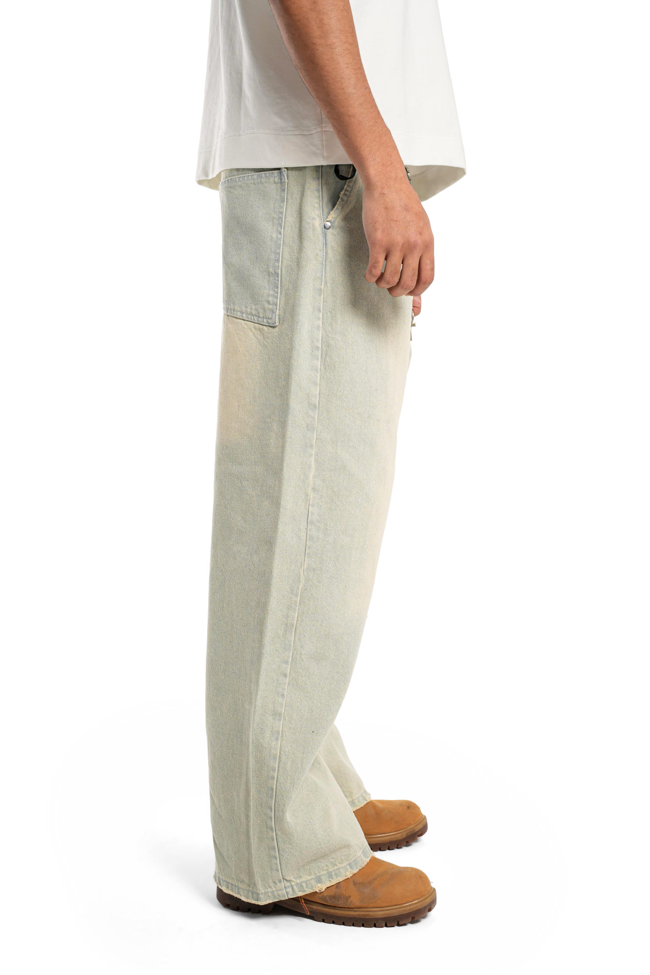 Heavyweight Light-Washed Denim